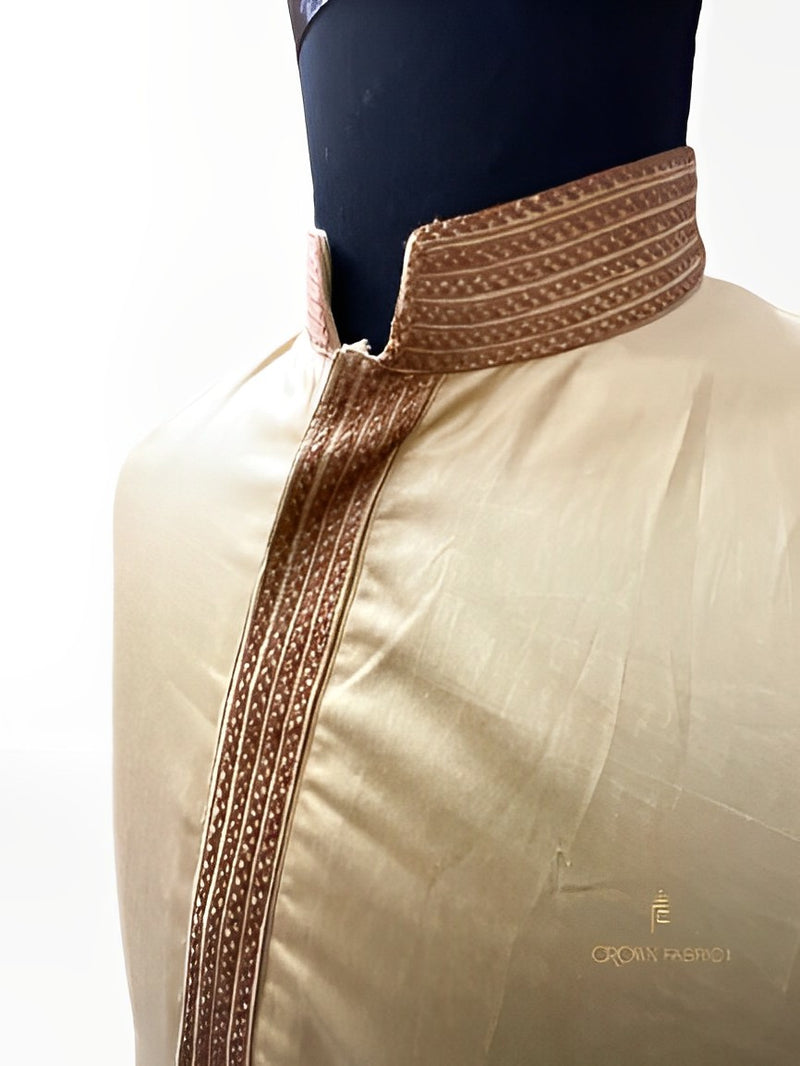 unstitched fabric for kurta - CROWN FABRIC