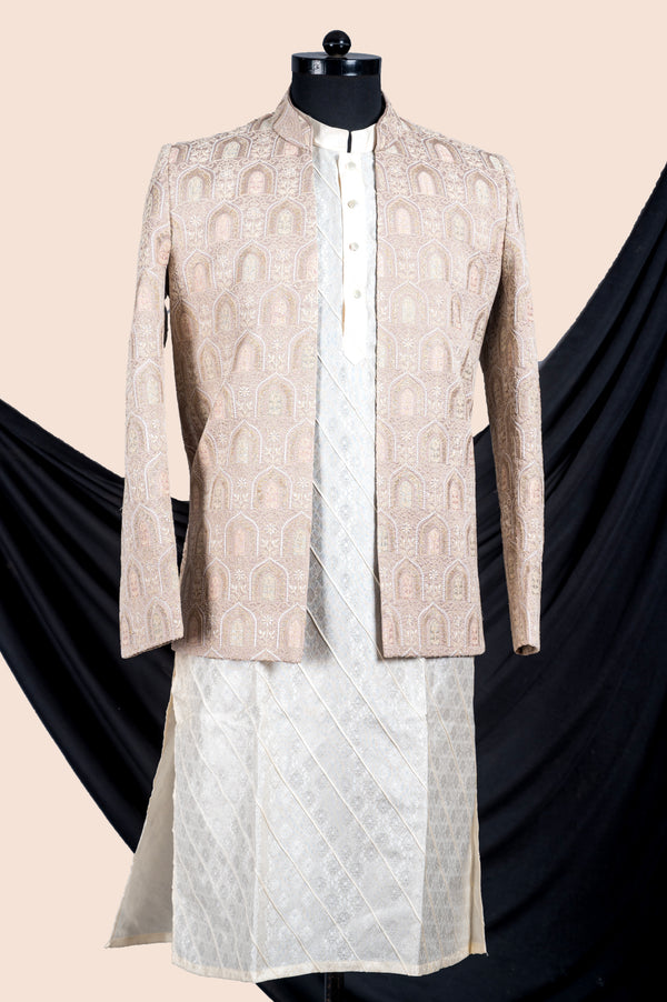 designer kurta shrug set