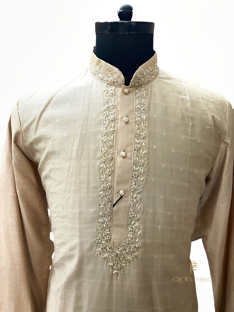 unstitched fabric for kurta - CROWN FABRIC