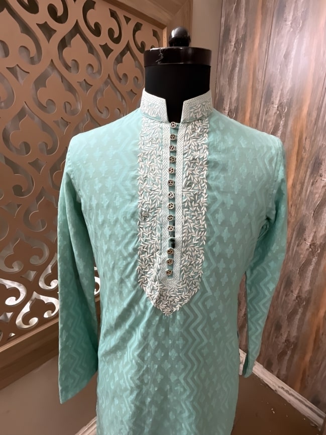 unstitched fabric for kurta - CROWN FABRIC