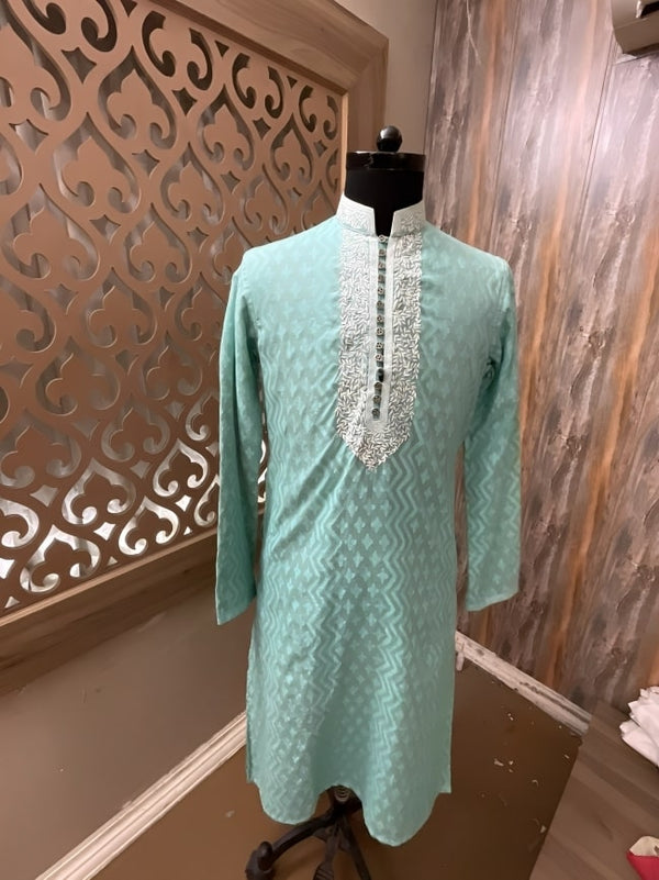 unstitched fabric for kurta - CROWN FABRIC