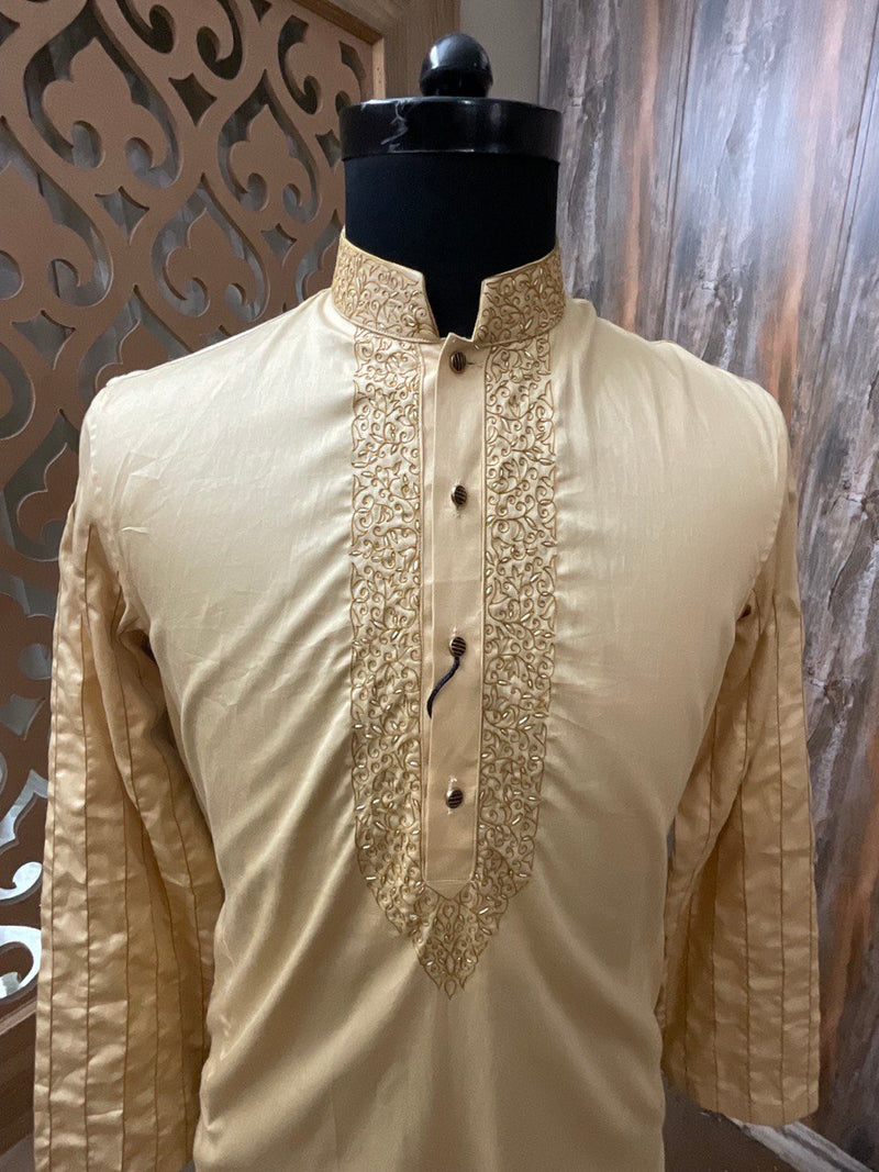 unstitched fabric for kurta - CROWN FABRIC