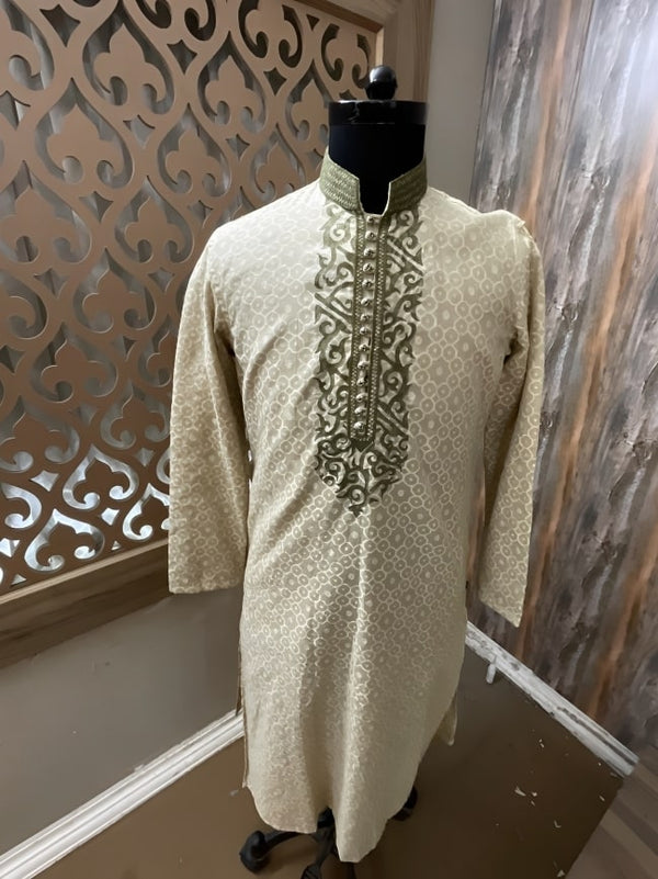 unstitched fabric for kurta - CROWN FABRIC