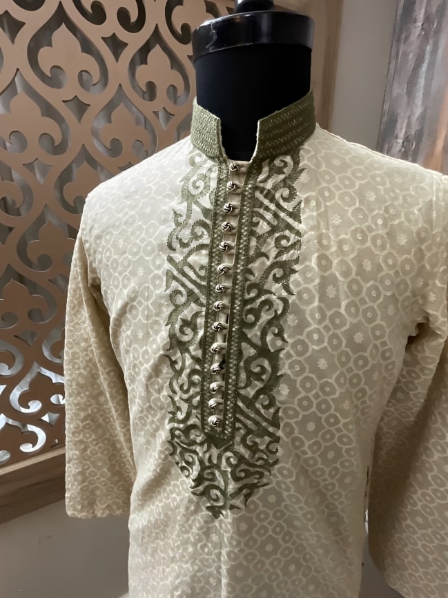 unstitched fabric for kurta - CROWN FABRIC