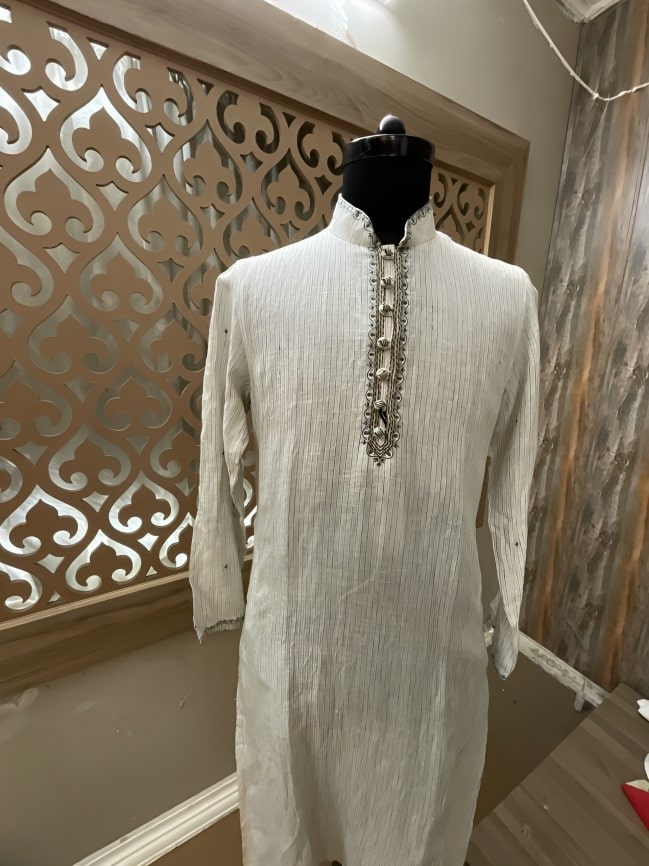 unstitched fabric for kurta - CROWN FABRIC