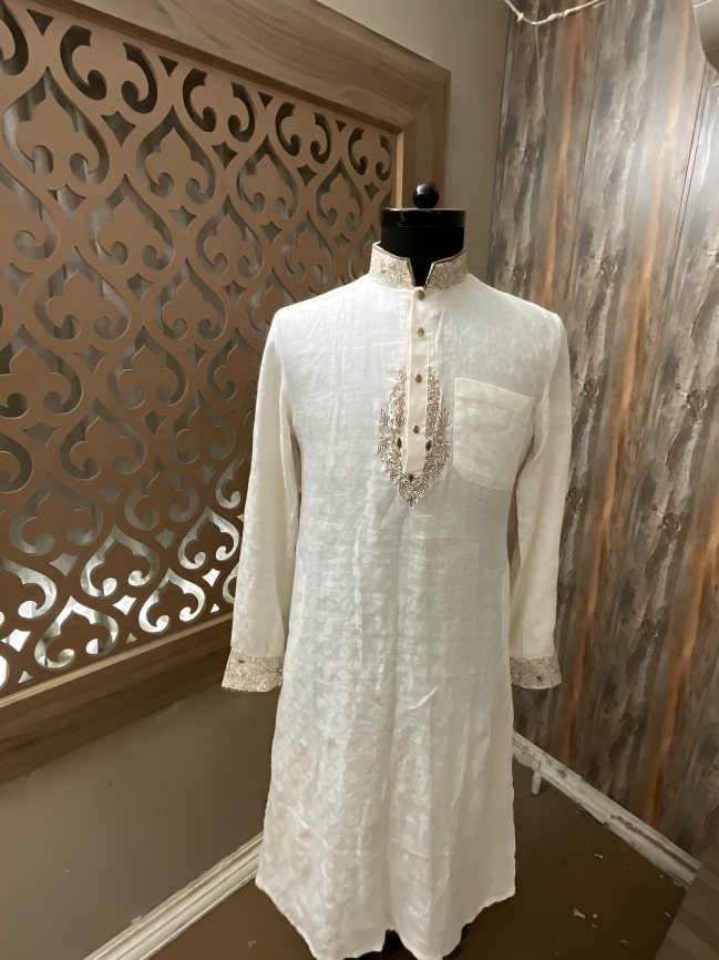 unstitched fabric for kurta - CROWN FABRIC