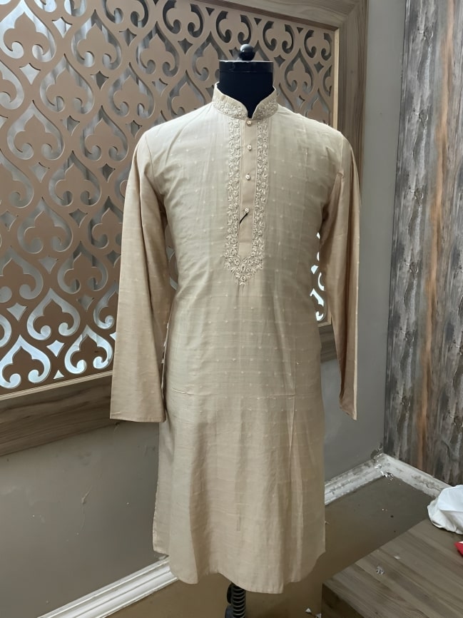 unstitched fabric for kurta - CROWN FABRIC